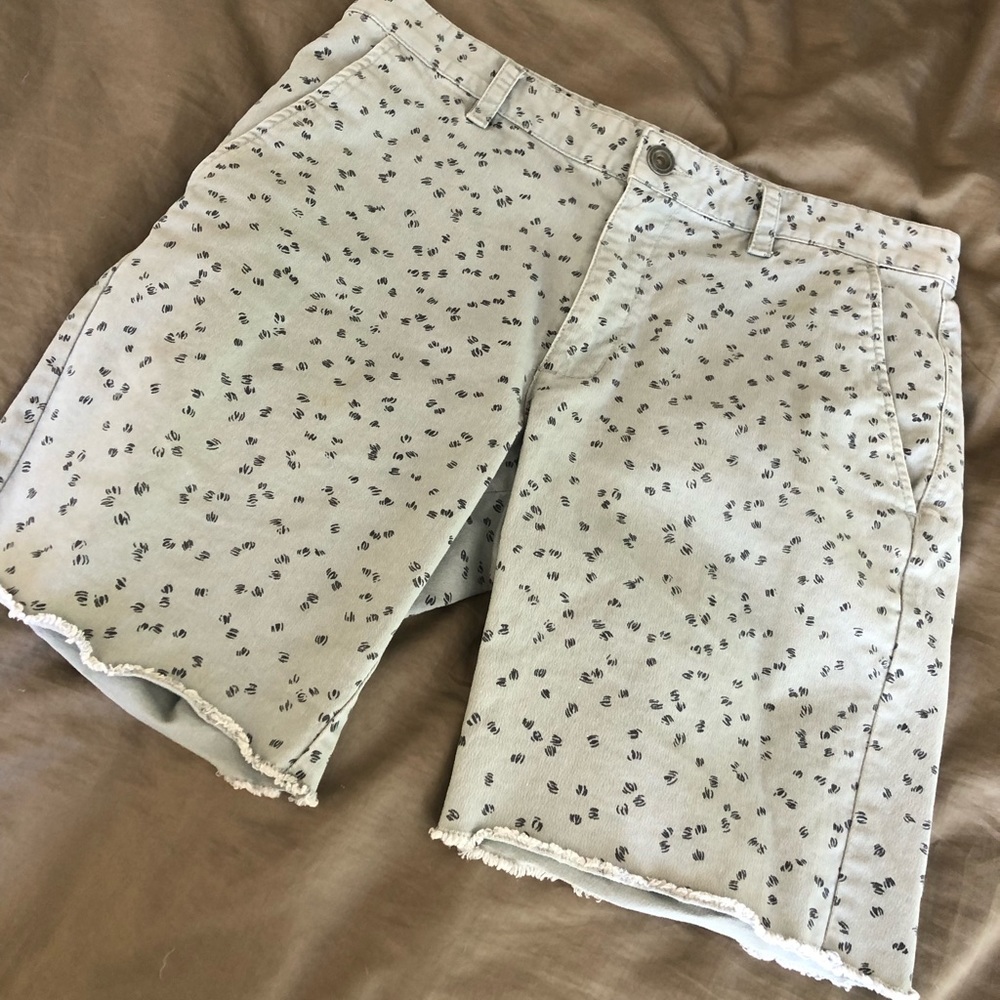 RVCA All Time Chino Cutoff Short - 32 - Iro (teal/blue/green)